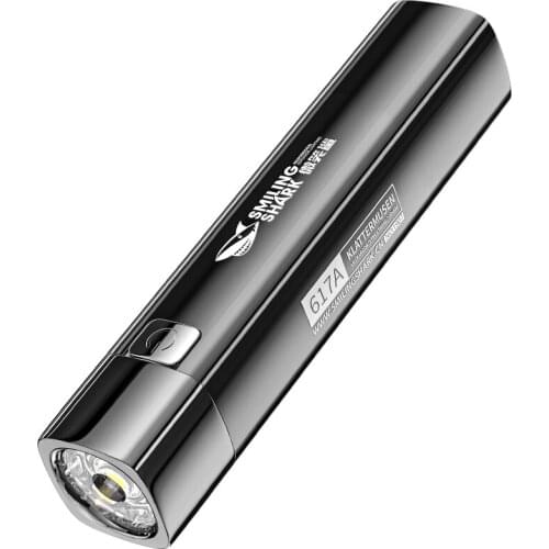 Outdoor Lighting Flashlight Garage Led Work Light Rechargeable Men Flashlight Pd40r Defence Lanterna Tatica Household Eg50sd