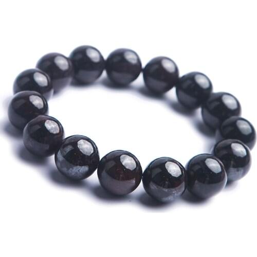 Genuine Natural Purple Sugilite Stone Round Beads Women Lady Charm Stretch Bracelet AAAA 15mm