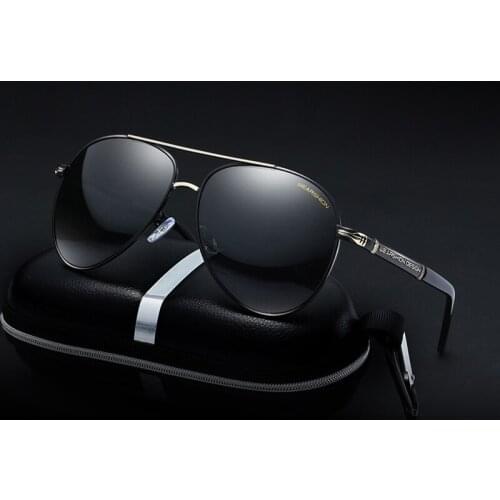 Polarized Sunglasses Men Pilot Sun Glasses for Male Driving Aviation Sunglass-man Alloy Frames Mirror Vintage Retro Brand Uv400