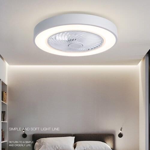 AC110V 220V Ceiling Fan with Light Remote Control Phone APP BT Control 3-Color LED ceiling Light Dimming 3Speed Wind for Bedroom