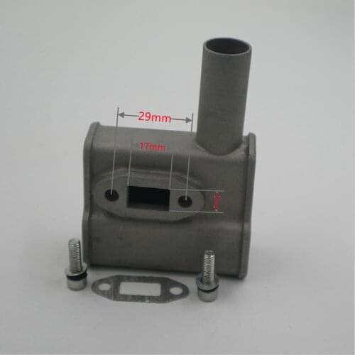 RCGF Genuine Parts! Side Exhaust Pipe for RCGF 20CCSBM 20cc Gasoline engine