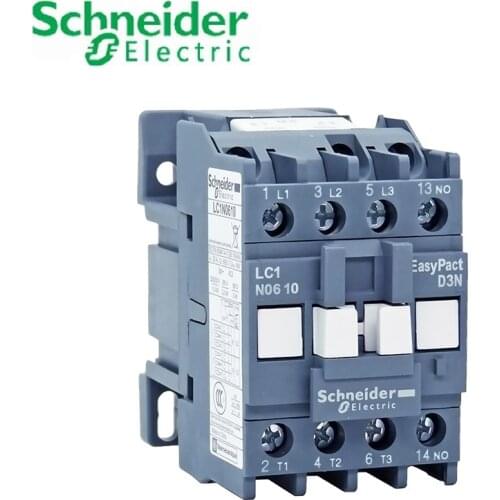 Schneider electric EasyPact D3N 3-ploe contactors LC1N06 1NC or 1NO 50HZ LC1N0601B5N LC1N0610B5N LC1N0601M5N LC1N0610M5N