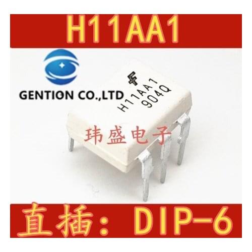 10PCS Decoupling H11AA1M H11AA1 DIP-6 light in stock 100% new and original