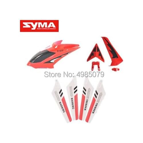 Syma S107G Head Cover Propeller Blade Tail Decoration Red Color for S107 S107G Spare Parts R/C Mini Helicopter Toy Access