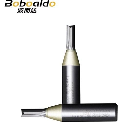 1/4 Shank Solid Carbide Insert Straight Cutters TCT Two Flutes Straight Bits Tungsten Carbide CNC Cutter Arden Router Bit 10107