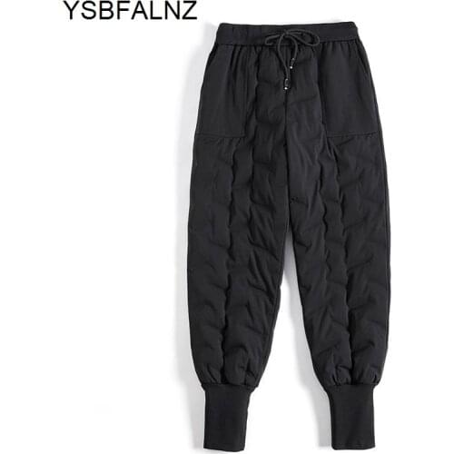 High Waist Plus Size 4XL Warm Cotton Trousers Plus Velvet Thicken 2021 Womens Winter Casual Loose Pants Pantalon Femme Clothing