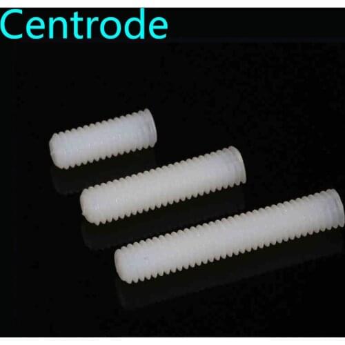 Machine screw plastic machine screw headless Slotted set nylon set screw M4 M5 M6 M8 10Pcs