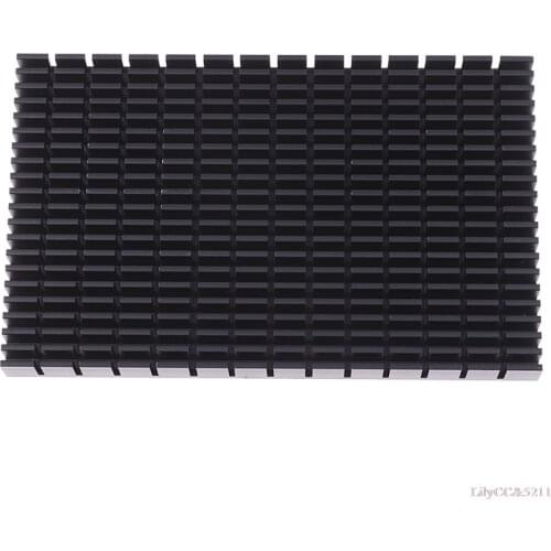150*93*15MM Heating Panel Heat sink High quality Aluminum Heatsink Plate Black Radiator Manufacturer