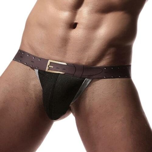 Men Sexy Printed Thongs Personal Briefs Bikini G-string Thong Jocks Tanga Panties Shorts Exotic T-back Homme Gay Sexy Underwear