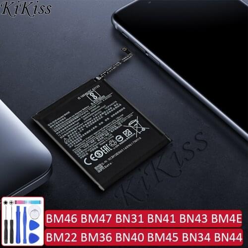 For Xiaomi Xiao Mi Pocophone F1 Redmi Note 2 3 4 pro 3S 3X 4X 5 5A 5S 5X Plus BM46 BM47 BN31 BN41 BN43 BM4E Mobile Phone Battery