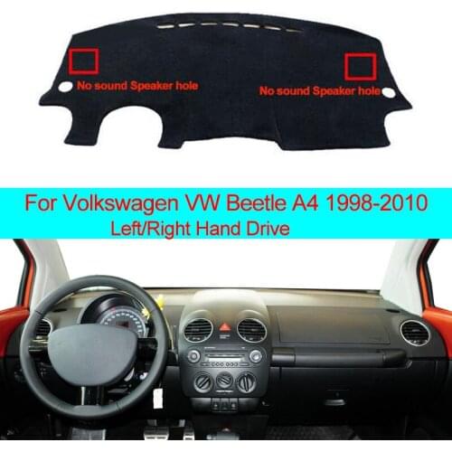 Car Inner Dashboard Cover Dash Mat Carpet Cape For Volkswagen VW Beetle A4 1998-2004 2005 2006 2007 2008 2009 2010 Dust proof