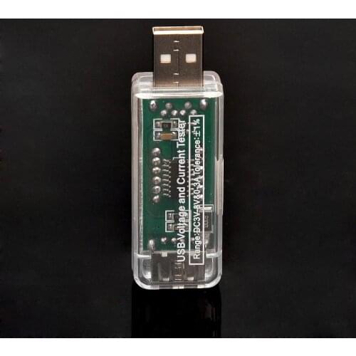 LIXF KW-202 Digital Display USB portable tension tester voltmeter battery tester for Power Bank Cell Mobile Phone Transparent