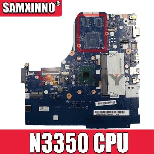 CG414 CG514 NM-A851 For lenovo ideapad 310-15IAP Laptop Motherboard 80TT CPU:N3350 SR2YB FRU:5B20M52763 100% Test ok