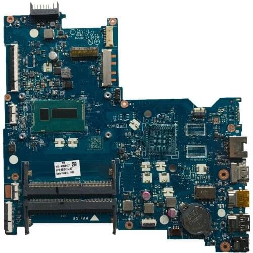 SZWXZY Excellent For HP 15-AY 15-AC Laptop Motherboard I3-5005u CPU 854941-601 854941-501 BDL50 LA-D703P 100% Working