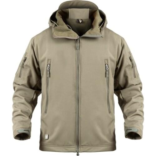 Hunting Fishing Clothes Soft Shell Lurker Shark Jacket Men Outdoor Windbreaker Waterproof Colthing Windproof Outerwear Coat F1