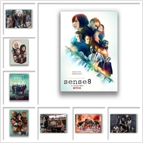 Sense8 Wall Stickers White Coated Paper Prints High Definition Home Decoration
