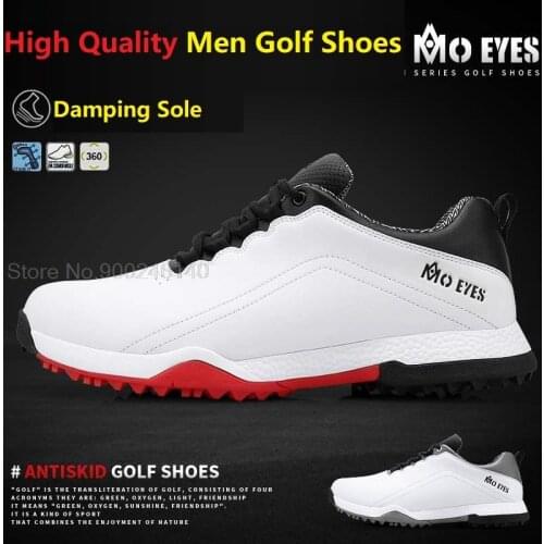 Professional Golf Shoes Men Waterproof Breathable Training Golf Sneakers Men Sport Anti Slip Sneakers Non-Slip Spikes Trainers