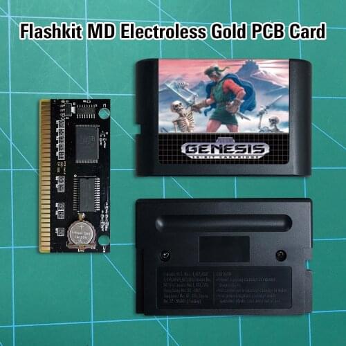 Shining Force (Battery Save) - Flashkit MD Electroless Gold PCB Card 16 bit MD Games Cartridge For MegaDrive Genesis console