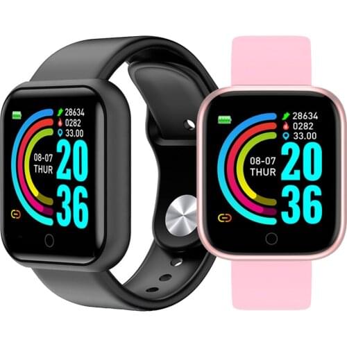 Y68 Smart Bracelet D20 Fitness Tracker Smartband Heart Rate Monitor Blood Pressure Bluetooth Smartwatch For IOS Android