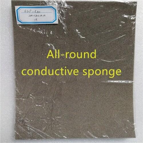 0.6mm ~ 10mm all-round conductive sponge/ESD anti-static foam/EMI electromagnetic shielding material