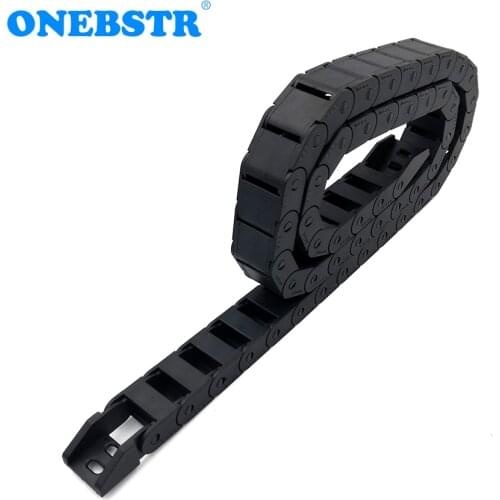 1 Meter 10x15mm Towline Drag Chain Wire Carrier Cable Semi Enclosed Non Opening For CNC Router Machine Tools Free Shipping