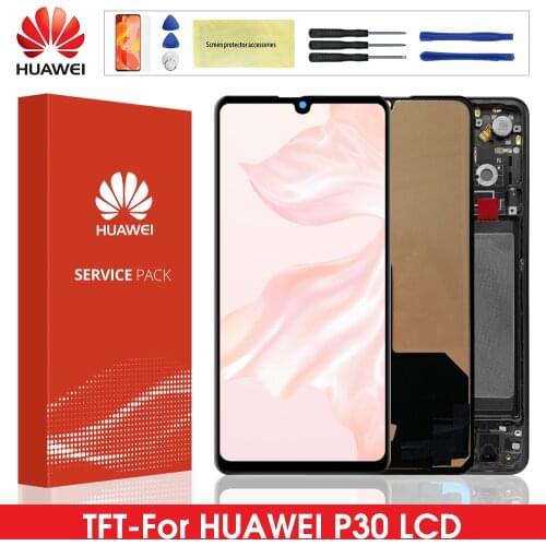 100% Tested Screen For Huawei P30 LCD Diaplay + Touch Screen Digitizer Assembly Parts for Huawei P30 ELE-L29 ELE-L09 LCD