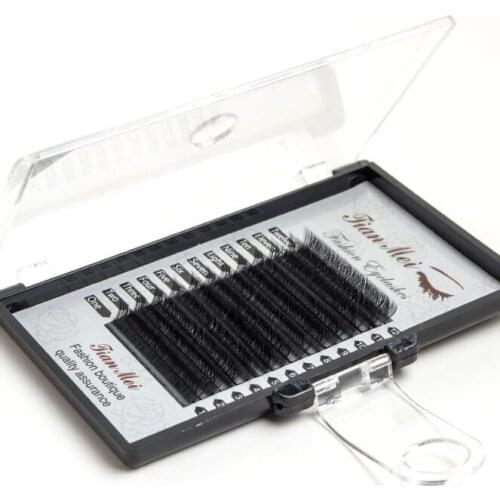 12Set/Lot Y-Shaped Eyelashes Natural Were Grafted With 0.07MM Thick And Dense Rows Of False Eyelashes Planted HA2306