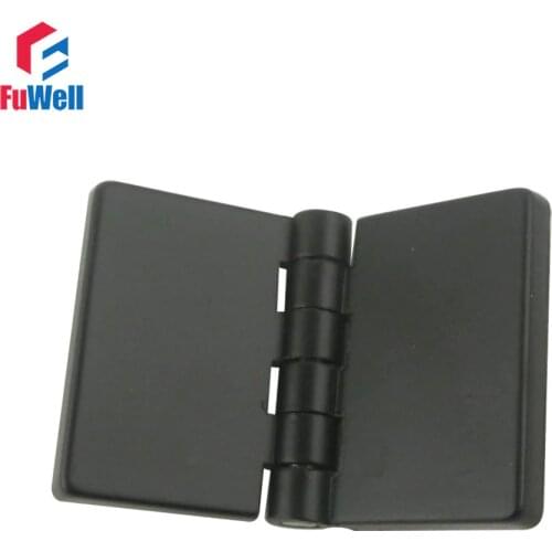 2pcs CL214-1 Black Door Hinge Zinc Alloy Heavy Duty Furniture Fixtures Corner Hinges 76x50mm Cabinet Hinge Door Butt