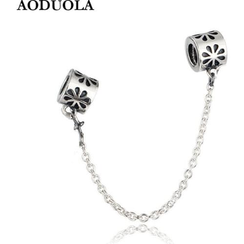 AODUOLA Silver Bracelets