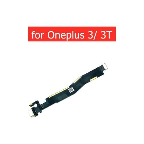For Oneplus 3/ 3T A3000 USB Charger Port Flex Cable Type C Charging Dock Connector Microphone Flex Cable Replace Repair Parts