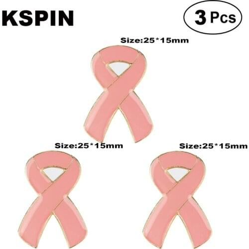Pink Aids Lapel Pin Brooches Pins Flag badge Brooch Badges
