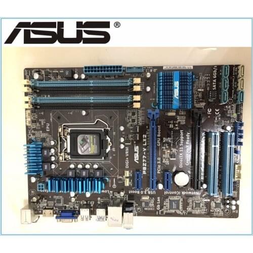 Desktop mainboard For ASUS original Used motherboard P8Z77-V LX2 DDR3 LGA 1155 for I3 I5 I7 CPU USB3.0 32GB Z77 PCI-E 3.0