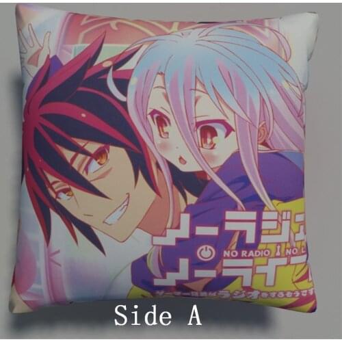 New No Game No Life Zero Anime two side Pillowcases Hugging Pillow Cushion Case Cover Otaku Cosplay Gift 679