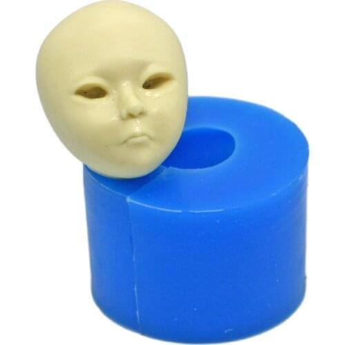 Speed sell pass new bald doll fondant molds baking tools for cakes cake decorating tools