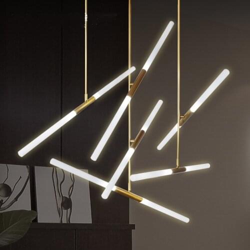 Modern gold chandelier LED italian design lamp Iron Glass lights For living room bedroom Restaurant Black art deco chandelier