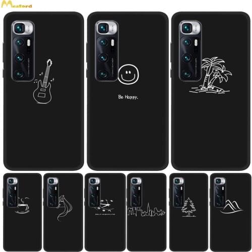 For Xiaomi Mi 10 Ultra Case Silicone Phone Cover For Xiaomi Mi10 PRO Case M10 Ultra Protective Shell Funda Etui Black TPU Bumper