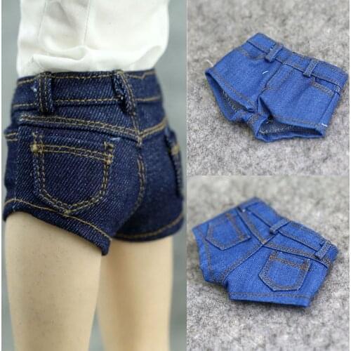 1/6 Scale Female Figure Accessory BJD 3A FR OB Denim Shorts Ultrashort Sexy Student Hot Pants For 12"Action Figure Body