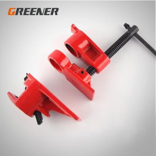 3/4 Inches Pipe Clamp For Woodworking Quick Release Carpenter Heavy Duty Clip Steel Cast Iron Upgrade Pipe Clamps Hand Tool