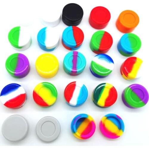 500pcs/lot Wax Containers Silicone jars container silicone contianer for wax silicone jars dab wax container,32*20mm,5ml SN1136