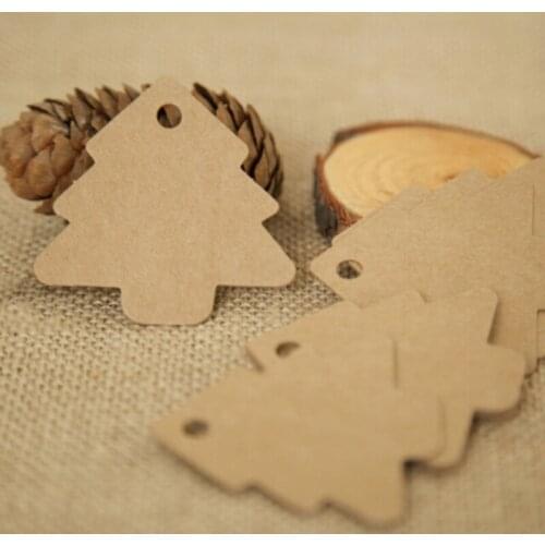 50pc-Christmas-Tree-Kraft-Wedding-Party-Gift-Card-Luggage-Paper-Hang-Tags