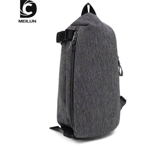 DC.Meilun 9.7 inch Anti Theft Crossbody Bags Chest Pack Casual Bag Single Shoulder Male Bag