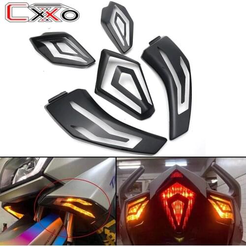 For Yamaha TMAX 530 TMAX-530 tmax 2012-2016 Motorcycle ABS plastic Turn Signal Front Rear Tail Shell Flashing Light Cover Cap