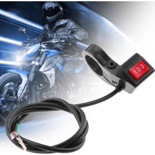 Motorcycle Electric Bike Scooter Handlebar 3 Speed Position SPDT Switch For 22mm Dia Headlebar for Scooter Motorcycle Switch
