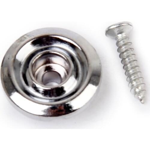 Chrome Plated Bass Guitar String Tree Retainer W/ Screw For Most Guitar Bass