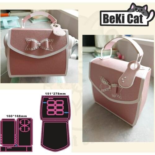 Sophisticated Handbag cutting die file Original Stencils for DIY Scrapbooking photo album Decorative DIY Paper Cards