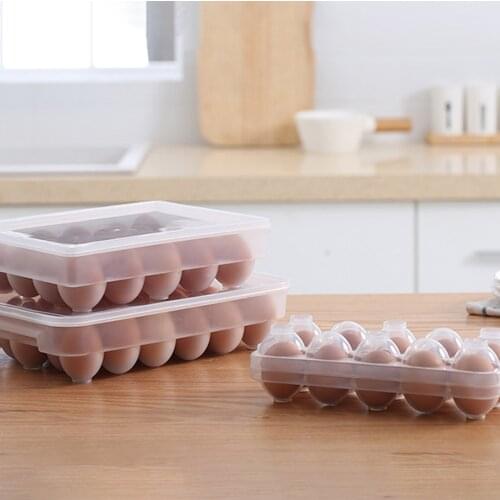 Transparent Durable Reusable 10/20/30 Grids Quail Egg Storage Carton Shop Home Store Fridge Egg Storage Container Organizer Box