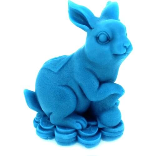 Rabbit Silicone Soap Mold DIY 3D Resin Salt Carving Mould