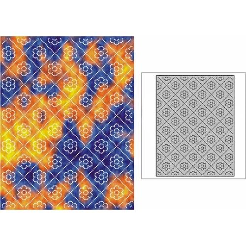 New Spotted Small Flowers Background Plate Craft Embossing Mold 2021 Metal Cutting Dies for DIY Scrapbooking Album Card Making