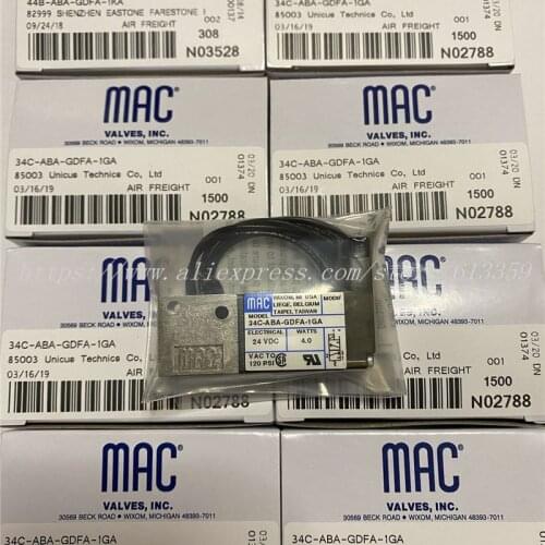 34C-ABA-GDFA-1GA MAC Solenoid Valve 100% New Original