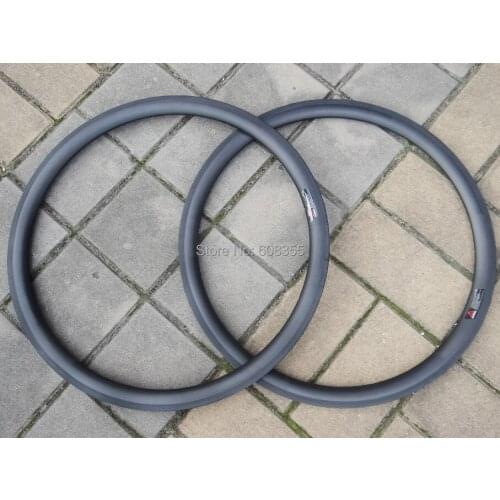 FLX-RIM-C13 : 25mm width - UD Carbon Matt Cycling road bike 700c Clincher wheel rim 38mm ( Basalt Brake Side )